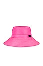 view 2 of 3 Recycled Tech Bucket Hat in Sugar Plum