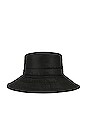 view 3 of 4 Recycled Tech Bucket Hat in Black
