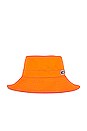 view 2 of 4 Tech Bucket Hat in Vibrant Orange