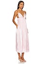 view 2 of 5 Changeant Strap Dress in Chalk Pink