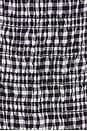 view 4 of 4 Sheer Fluid Check Mini Smock Dress in Black
