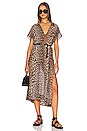 view 1 of 4 Long Caftan in Leopard