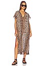 view 2 of 4 Long Caftan in Leopard