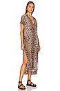 view 3 of 4 Long Caftan in Leopard