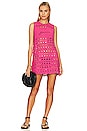 view 1 of 3 CROCHET COVER UP チュニック in Shocking Pink