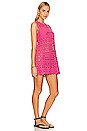 view 2 of 3 CROCHET COVER UP チュニック in Shocking Pink
