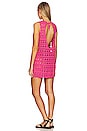 view 3 of 3 CROCHET COVER UP チュニック in Shocking Pink
