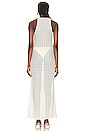 view 3 of 3 Mesh Lace Maxi Dress in Egret