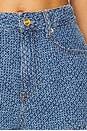 view 6 of 6 Fluffy Denim Shorts in Mid Blue Stone