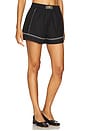view 2 of 6 Elasticated Shorts in Black