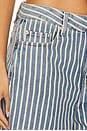 view 6 of 6 Light Stripe Denim Shorts in Soft Chambray