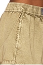 view 6 of 6 Washed Stretch Cotton Elasticated Shorts in Boa