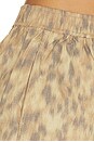view 6 of 6 Printed Stretch Cotton Elasticated Short in Burro