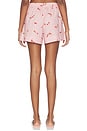 view 6 of 7 Printed Stretch Cotton Short in Silver Pink