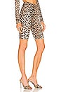 view 2 of 4 Printed Bike Short in Leopard