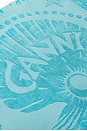 view 2 of 2 Stripe Beach Jacquard Towel in Blue Curacao