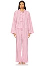 view 4 of 5 Stripe Cotton Pyjamas Shirt in Lilac Sachet