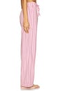 view 2 of 6 Stripe Cotton Pyjamas Pants in Lilac Sachet