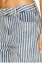 view 6 of 6 Light Stripe Denim Carpenter Jeans in Soft Chambray