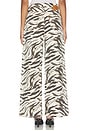 view 5 of 6 Print Denim Lari Jeans in Egret