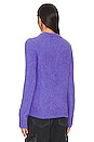 view 3 of 5 O-Neck Sweater in Simply Purple