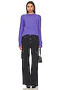 view 4 of 5 O-Neck Sweater in Simply Purple