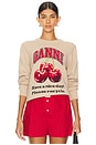 view 1 of 4 Graphic Mix Cherry Sweatshirt in Safari