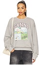 view 1 of 4 Isoli Bd Oversized Sweatshirt in Paloma Melange