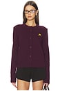 view 1 of 5 Core Future Wool Mix Cardigan in Burgundy