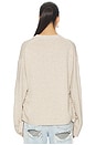 view 3 of 5 Future Wool Mix Oversized O-neck in Sand