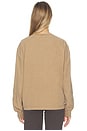 view 3 of 5 Future Essentials Washed Effect Long Sleeve Pullover in Coca Mocha
