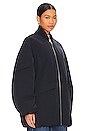 view 3 of 6 Oversized Bomber Jacket in Sky Captain
