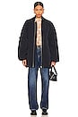 view 5 of 6 Oversized Bomber Jacket in Sky Captain