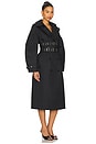 view 2 of 5 Bonded Trench Coat in Black