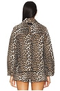 view 4 of 5 Print Denim Jacket in Leopard