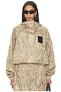 view 1 of 6 BLOUSON PRINTED FLYWEIGHT NYLON HOODED in Burro