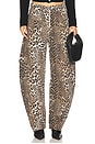 view 1 of 6 CALÇA DE LÃ GROSSA in Leopard