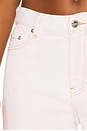 view 6 of 6 Overdyed Heavy Denim Izey in Chalk Pink