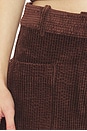 view 6 of 6 Seersucker Corduroy Pant in Chicory Coffee