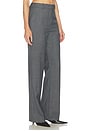view 2 of 6 Wool Melange Suiting Straight Pant in Phantom