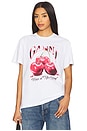 view 1 of 4 Cherry Relaxed T-shirt in Bright White