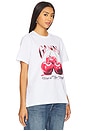 view 2 of 4 Cherry Relaxed T-shirt in Bright White