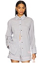 view 1 of 5 Yarn Dyed Stripe Shirt in Soft Chambray