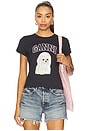 view 1 of 4 Basic Cotton Jersey Poodle Baby Fit T-shirt in Phantom