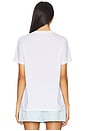 view 3 of 4 Basic Cotton Jersey Teddy Relaxed T-shirt in Bright White