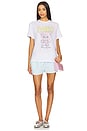 view 4 of 4 Basic Cotton Jersey Teddy Relaxed T-shirt in Bright White