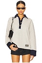 view 1 of 5 Single Piquet Jersey Polo in Egret