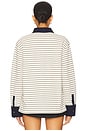 view 3 of 5 Single Piquet Jersey Polo in Egret