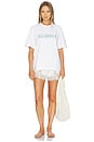 view 4 of 5 Heavy Cotton Jersey Relaxed Fit T-shirt in Bright White