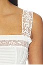 view 5 of 5 Cotton Voile Lace Slip Top in Bright White